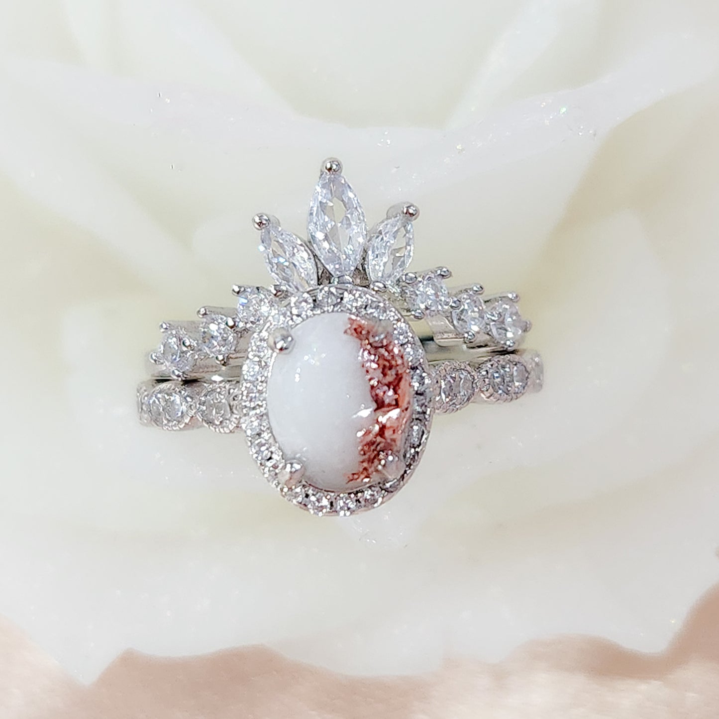 Cecilia Crown Stacker Ring