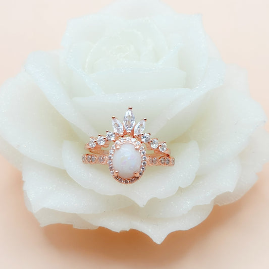 Cecilia Crown Stacker Ring