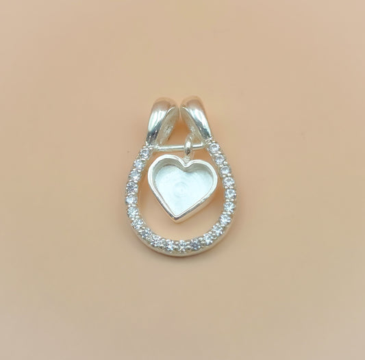 Love of Horses Necklace Silver