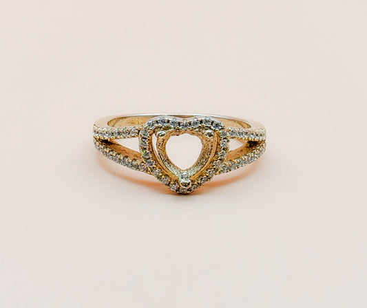 Heart Shape Ring Size 7
