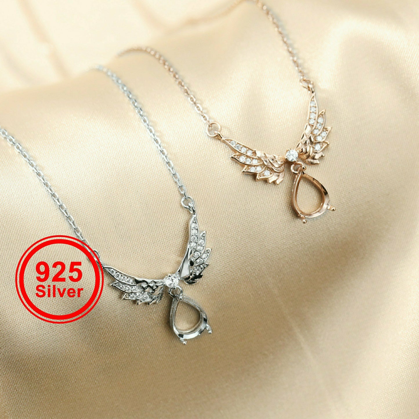 Evangeline Memorial Necklace Setting