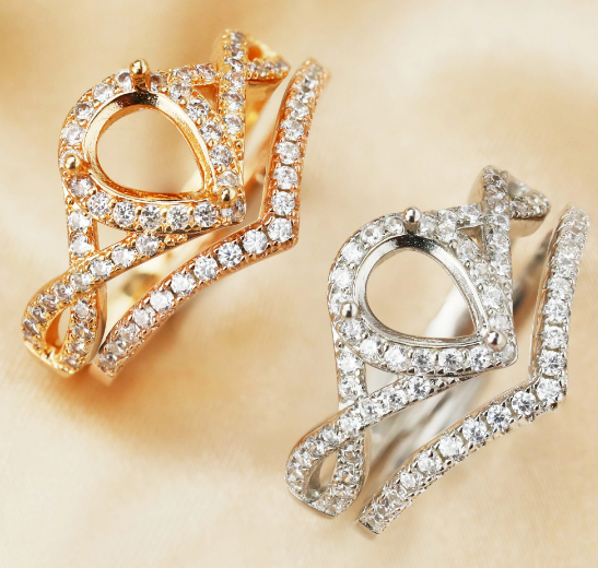 Harmony Stacker Breastmilk Ring or Memorial Ring Setting