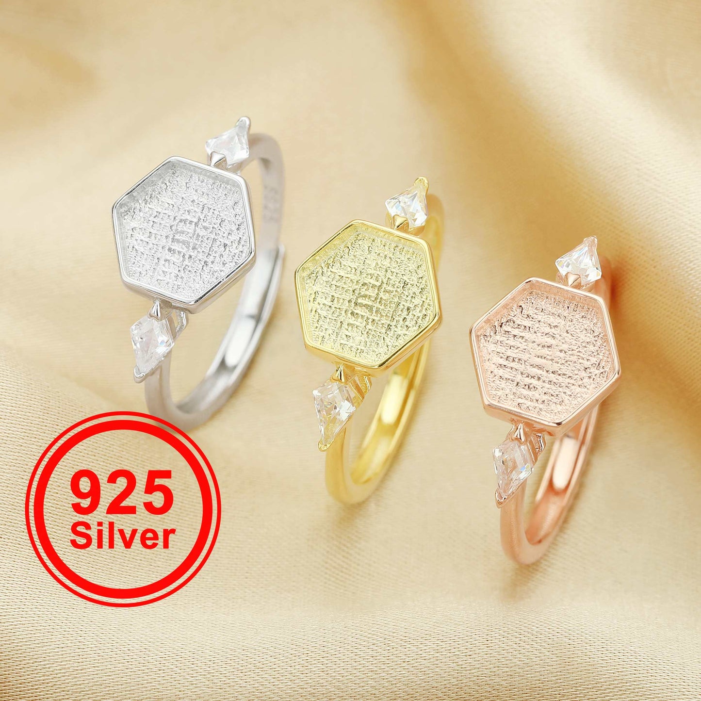 Bella Breastmilk Ring or Memorial Ring Setting