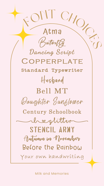 Engraved Handwriting Pendant