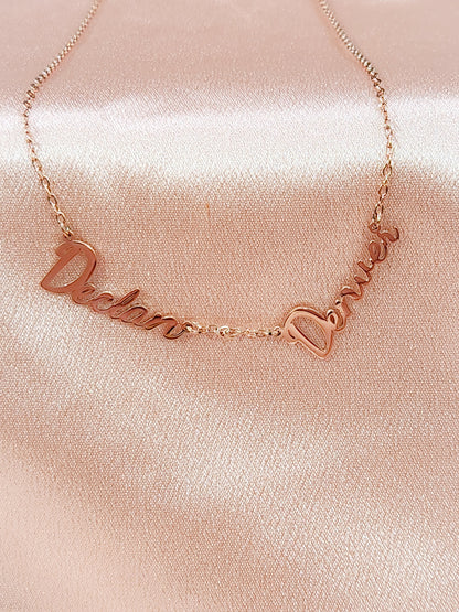 Personalized Necklace With Multiple Names