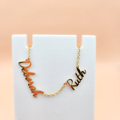 Personalized Necklace With Multiple Names