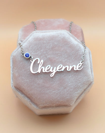 Birthstone Personalized Necklace