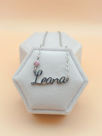 Birthstone Personalized Necklace