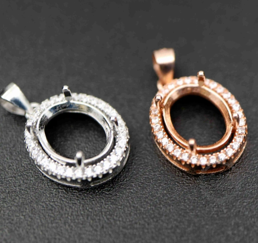 Cecilia Breastmilk Necklace or Memorial Necklace Setting