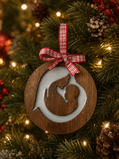 Wooden Christmas Ornament