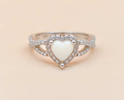 Heart Shape Ring Size 8