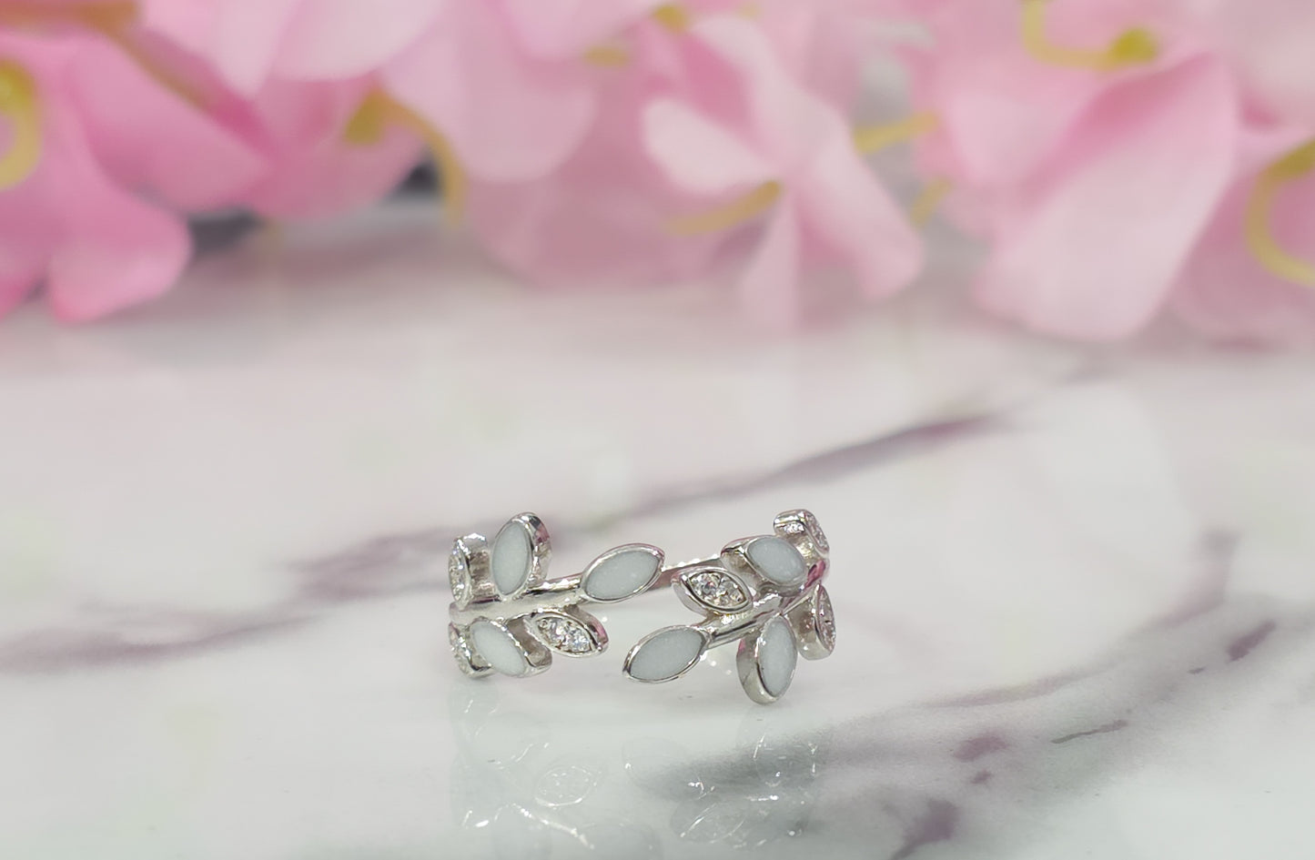Birthstone Ivy Ring