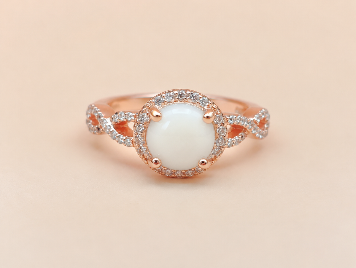 Round Ring Size 8
