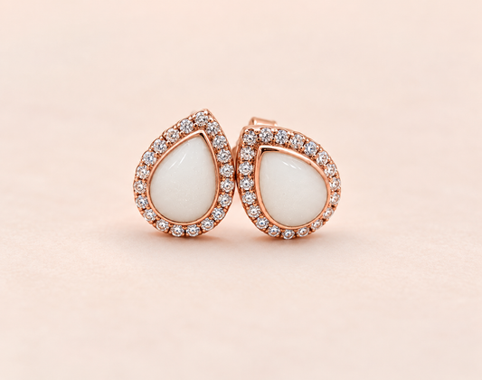 14K Rose Gold Juliet Earrings