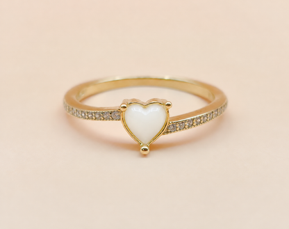 Small Heart Ring Size 8