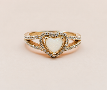 Heart Shape Ring Size 7