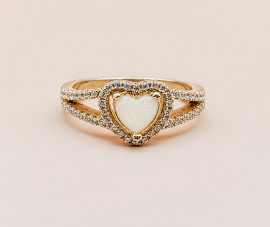 Heart Shape Ring Size 7