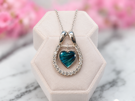 Love of Horses Necklace Silver
