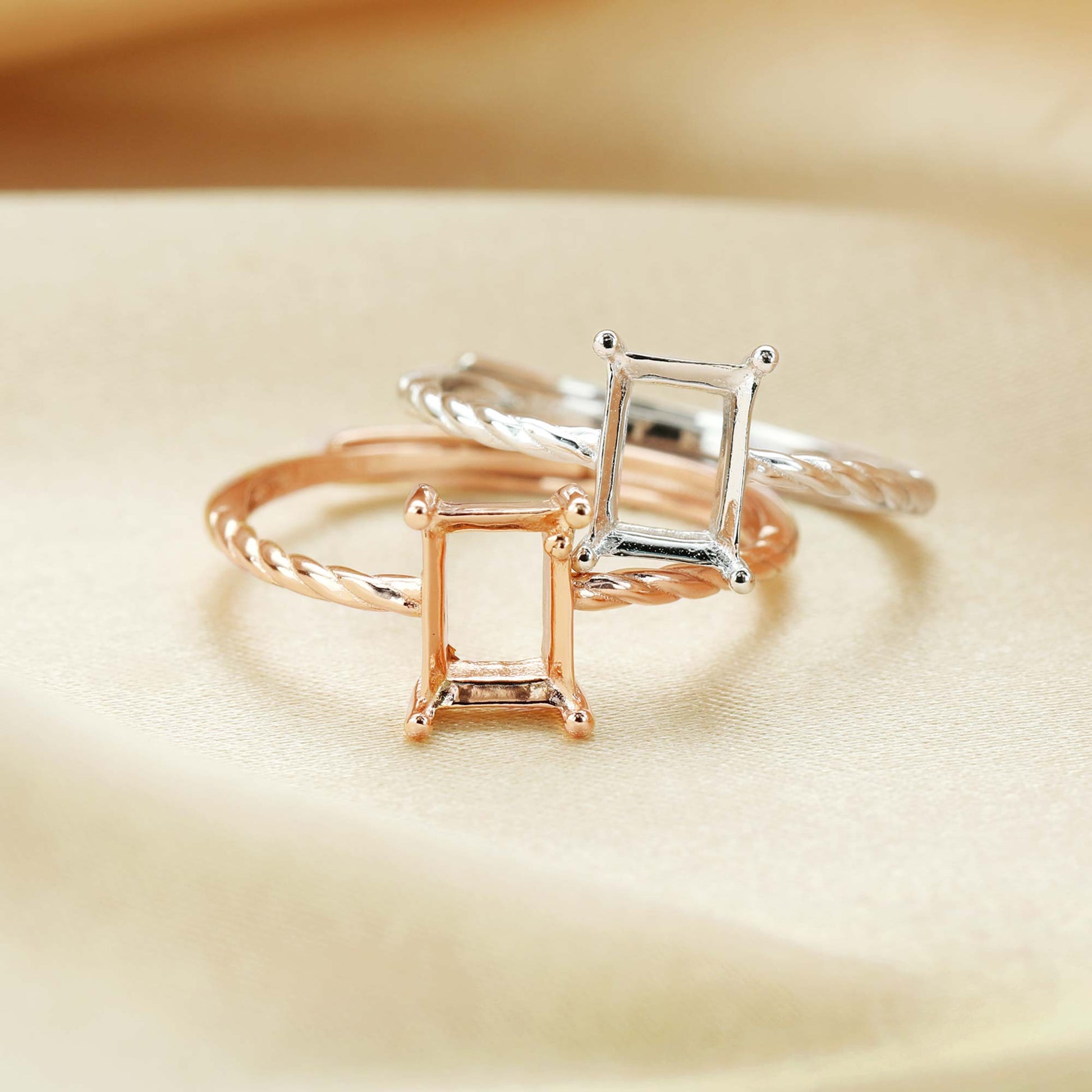 Meredith Breastmilk Ring or Memorial Ring Setting 