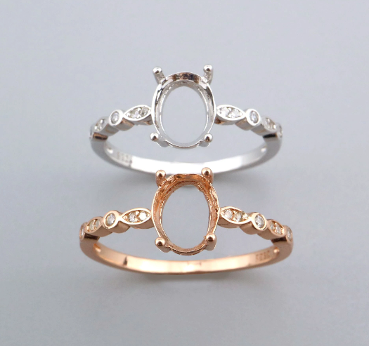 Delilah Breastmilk Ring or Memorial Ring Setting 