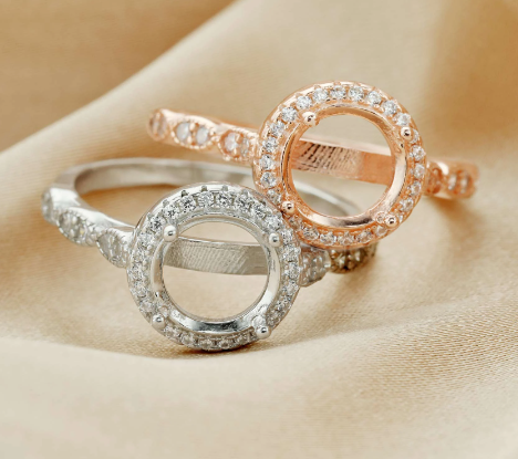 Arianna Breastmilk Ring or Memorial Ring Setting