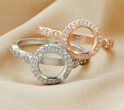 Arianna Breastmilk Ring or Memorial Ring Setting