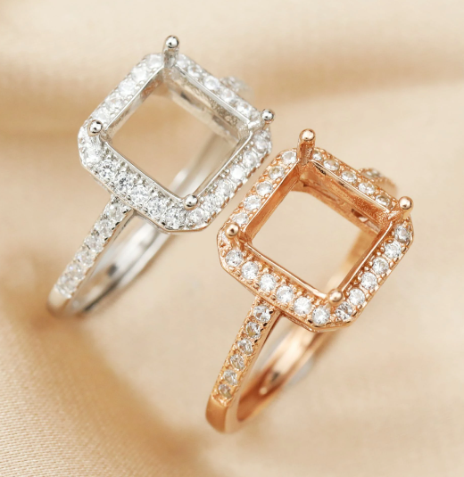 Felicity Breastmilk Ring or Memorial Ring Setting