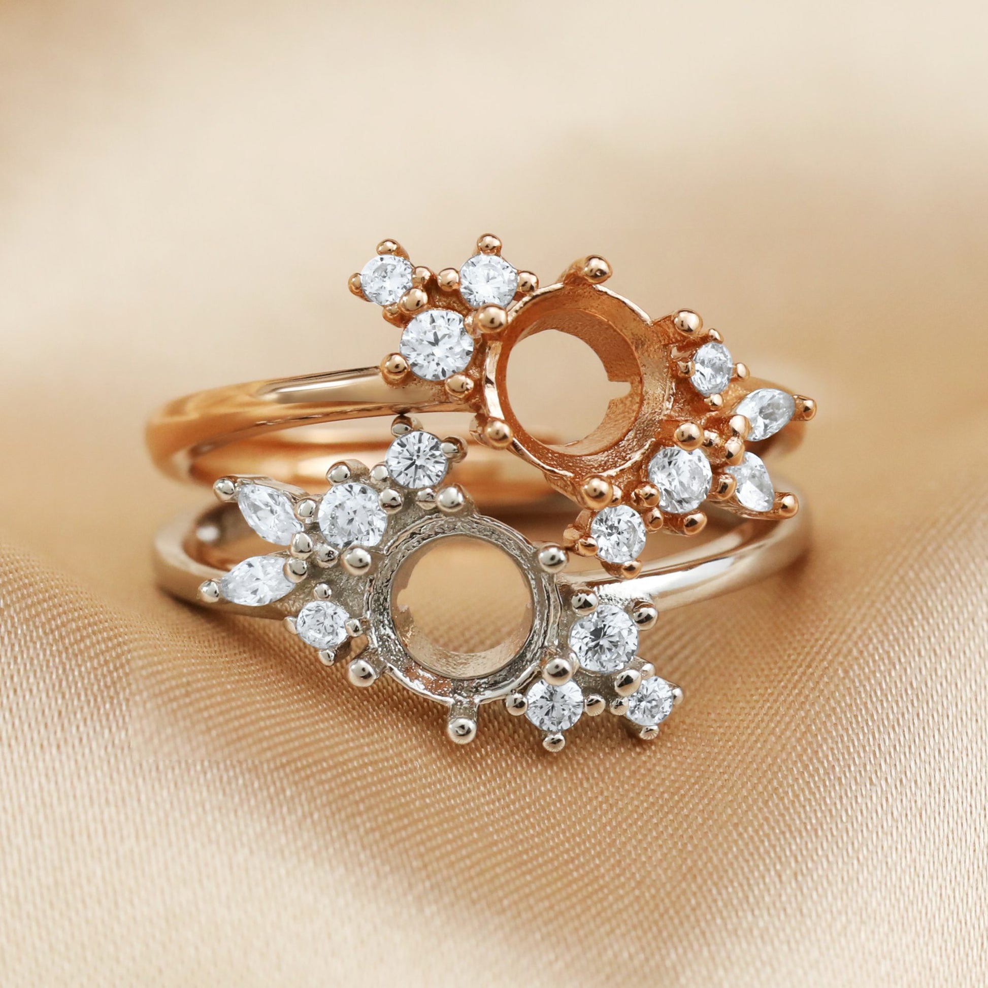 Victoria Breastmilk Ring or Memorial Ring Setting