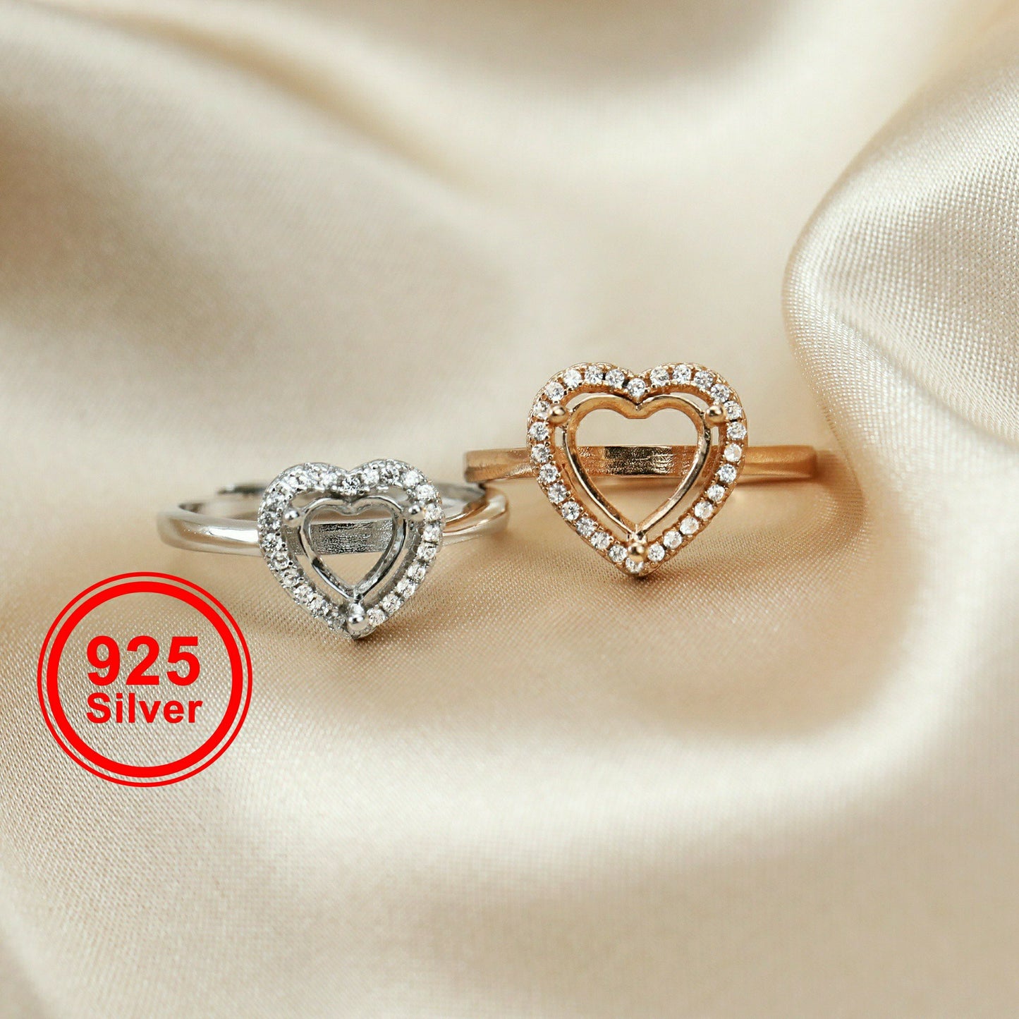 Vanessa Breastmilk Ring or Memorial Ring Setting