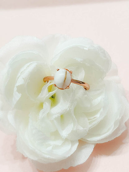 Grace Breastmilk Ring With Baby Hair